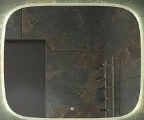 Зеркало с холодной подсветкой Art&Max Forli 100x80см AM-For-1000-800-DS-F